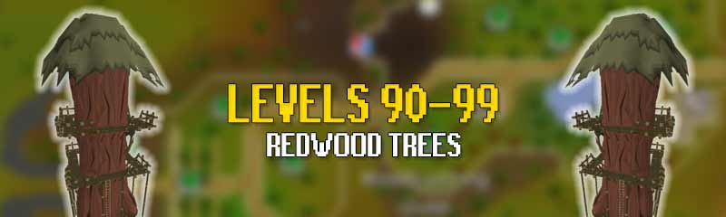 Redwood trees are the best afk woodcutting method in osrs