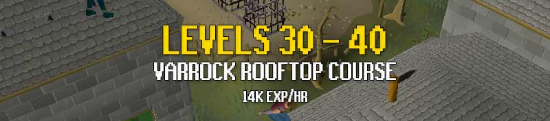 varrock rooftop course osrs agility guide