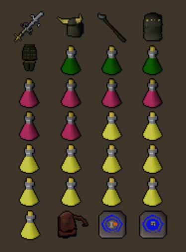 example of an inventory setup for general graardor(bandos) guide osrs