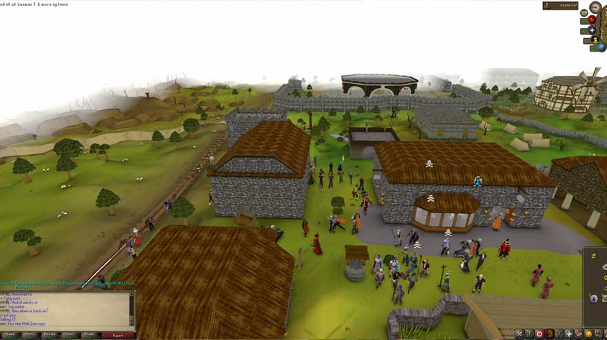 Edgeville in Enhanced Vanilla Graphics. Picture from the OSRS Remastered Discord group