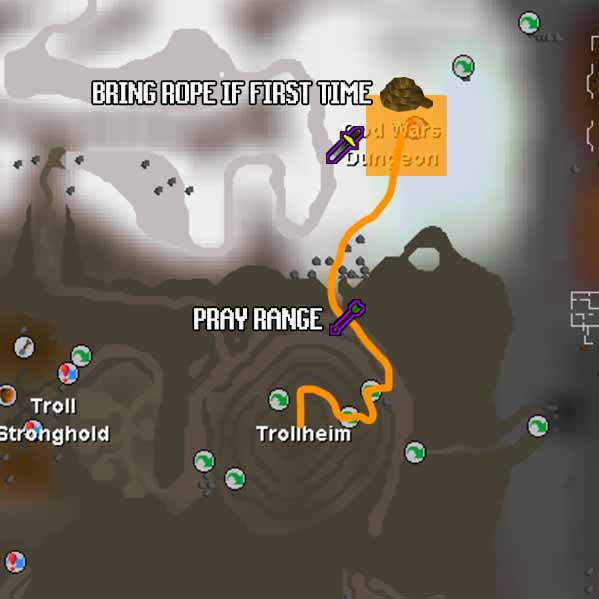 god wars dungeon location in osrs. Part of the Bandos (General Graardor) Guide