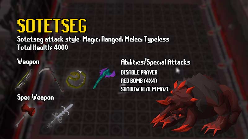Sotetseg OSRS Guide. Part of the complete Theatre of Blood Guide. 