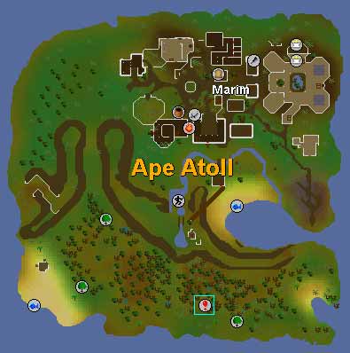 location of the MM1 tunnels in osrs. This is where you can chin against skeletal monkeys for some of the best ranged experience in osrs