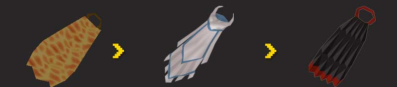 best capes for strength attack and defence training in old school runescape