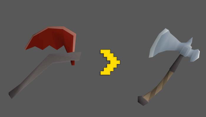 how to upgrade the osrs dragon axe into the crystal axe