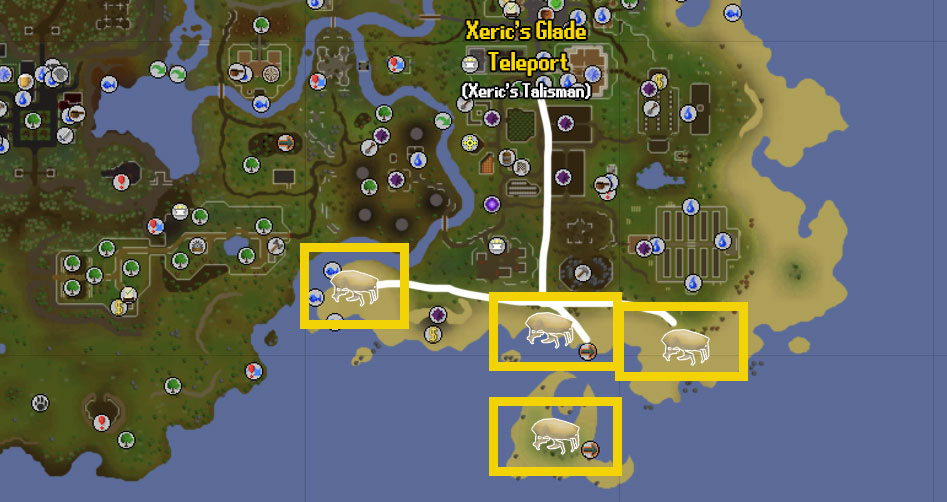 how to get to sand crabs in osrs