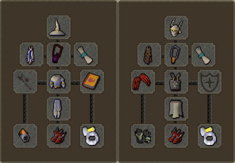 what a max gear setup looks like for barrows in osrs