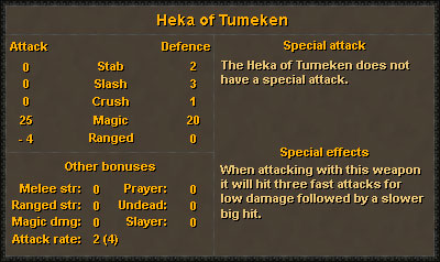 the heka of tumeken magic weapon reward from raids 3: the tombs of amascut