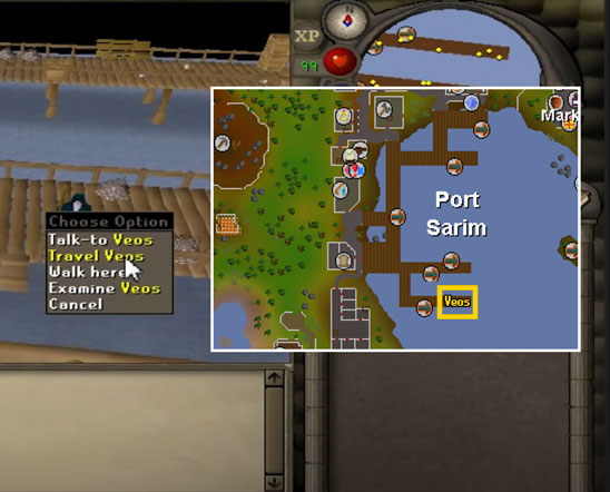 how to get to sand crabs in osrs without teleport