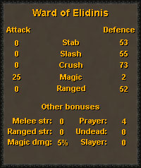 the ward of elidinis best in slot magic shield reward from raids 3: the tombs of amascut