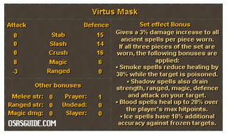 virtus mask - reward for nex osrs