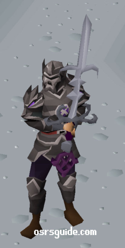 ancient godsword and torva armour modelled in osrs 