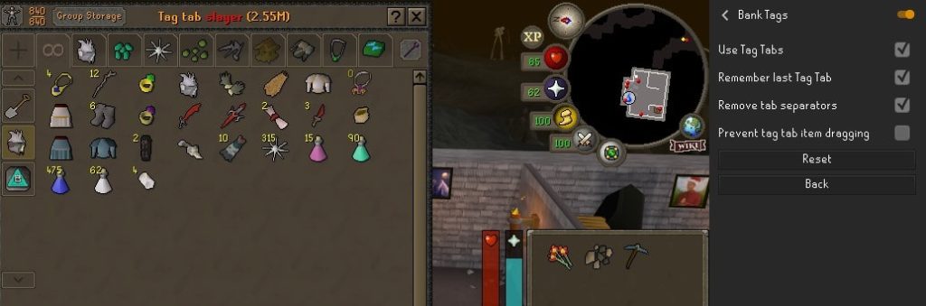 bank tags runelite plugin allows you to beter organise your osrs bank
