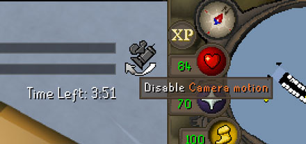 how to disable camera motion in fishing trawler