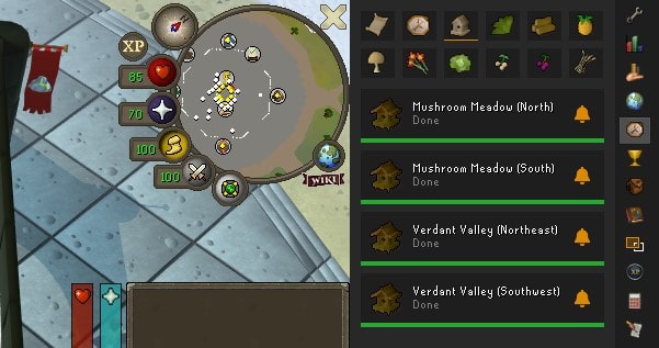 the time tracking plugin tracks passive skilling activities such as herb runs and birdhouse runs for you
