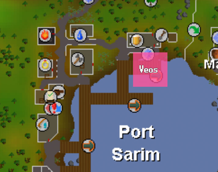 how to travel to hosidius from port sarim