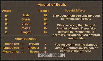amulet of souls osrs