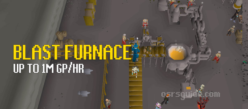 blast furnace is a mini game that can generate up to 1 million profit per hour