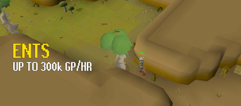 killing ents is a low-level combat money making method for osrs