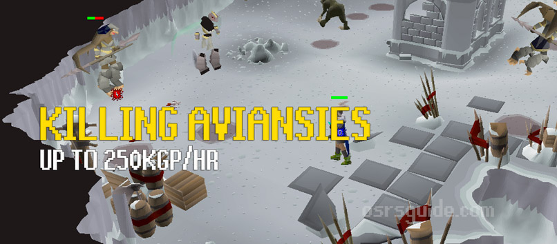 killing aviansies is a mid-level combat money making method for osrs
