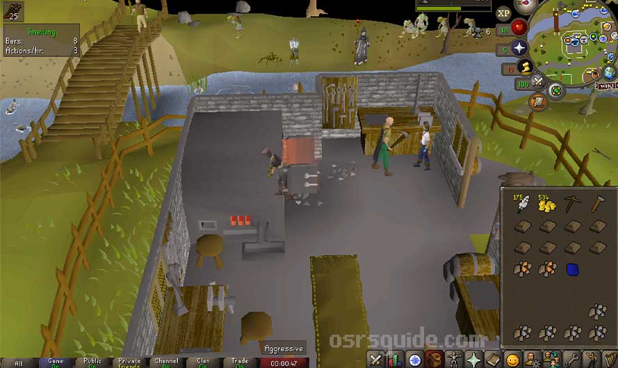 smithing spot in osrs