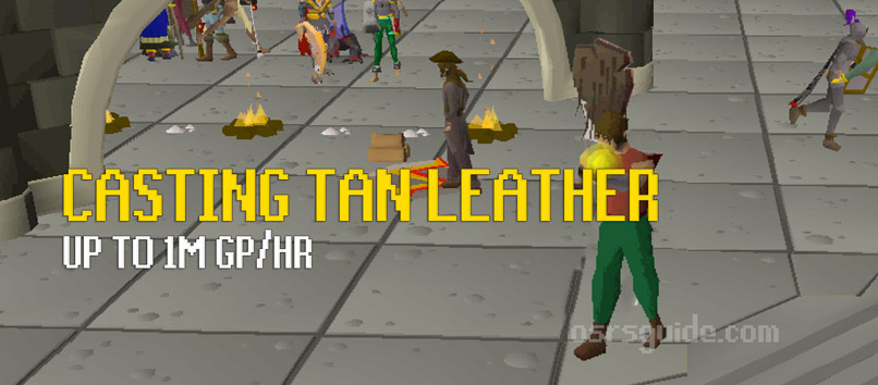 casting tan leather is a profitable magic money making method