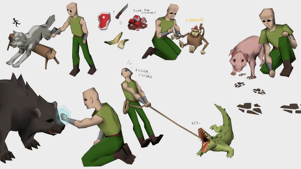 taming training in osrs concept