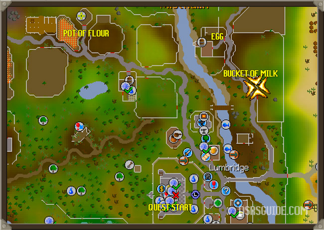 cooks assistant map for osrs
