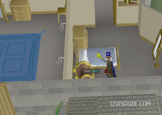open the chest on the first floor of the varrock pub