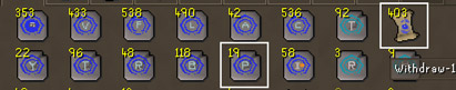 redirection house teleport tablets on my bank