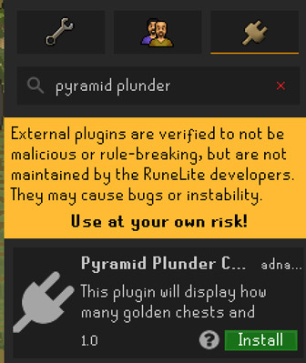 the pyramid plunder plugin for runelite is handy for increased exp