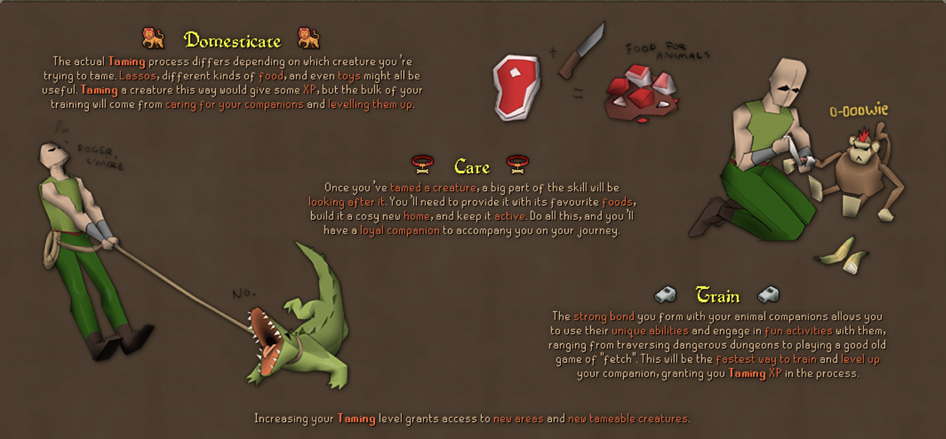 concept: what taming would look like in osrs