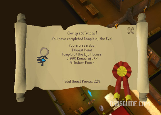temple of the eye quest rewards