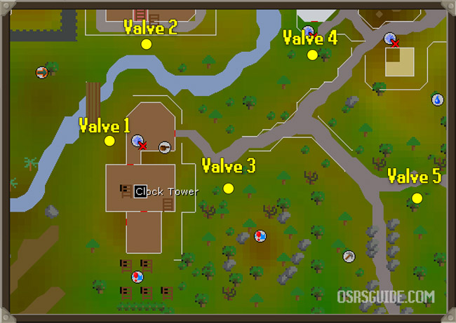 valve locations for hazeel cult quest guide