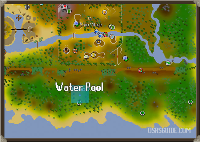 water pool location in kharazi jungle