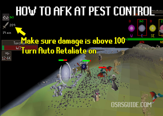 how to afk in pest control guide