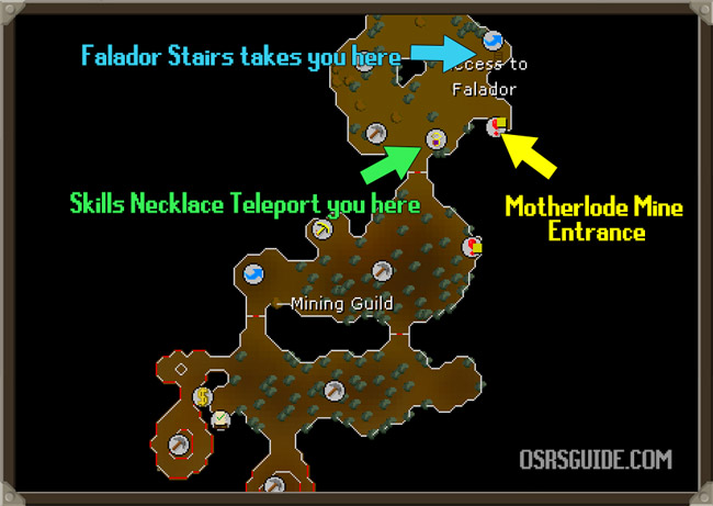 how to get to the motherlode mine in osrs