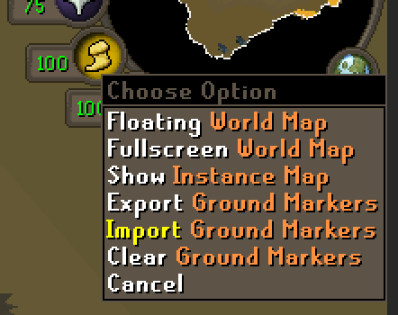 how to import tile markers in runelite