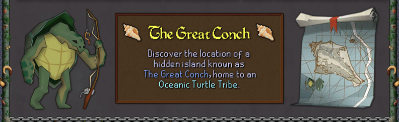 the great conch is a new island coming to osrs
