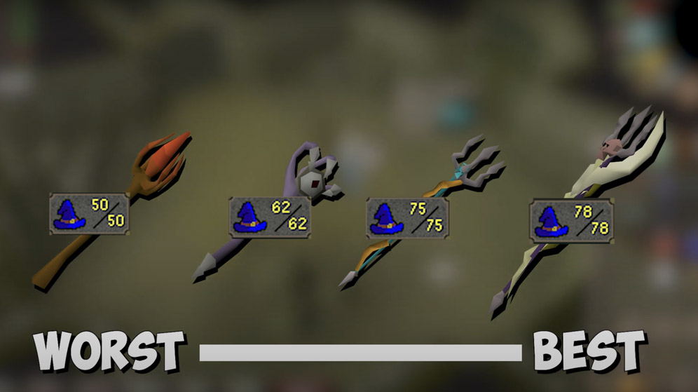 4 staffs you can use at barrows