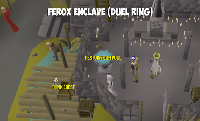 the ferox enclave has a restoration pool similar to a max house