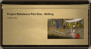 Read more about the article Does OSRS Need a Skill Rebalance? My thoughts on the Proposal